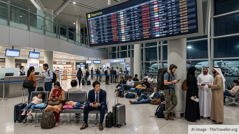 2,660 Delayed Flights Across Asia Left Thousands of Passengers Stranded