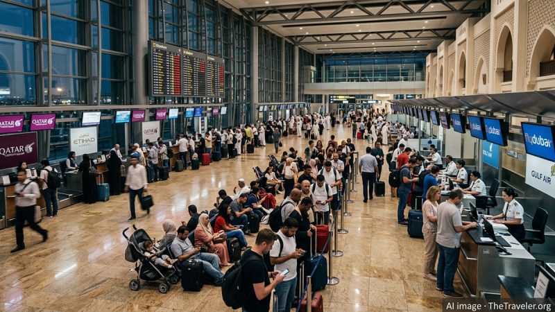 272 Flights Cancelled Across the Middle East and Thousands Are Stranded