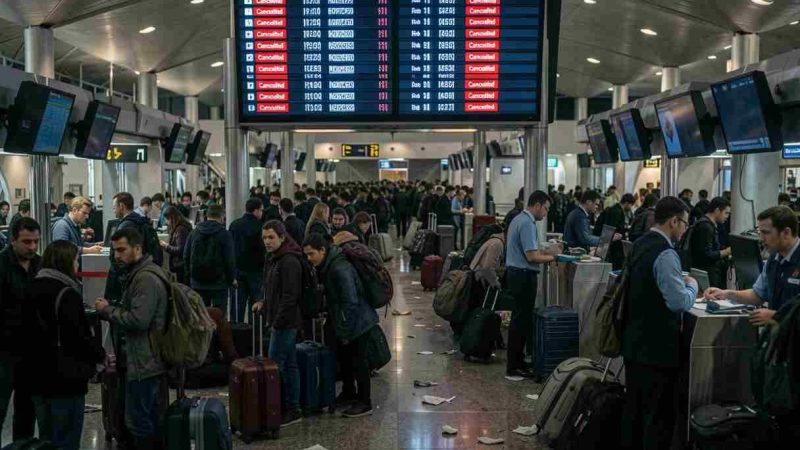 Abu Dhabi Airport Cancels Dozens of Flights Leaving Thousands Stranded