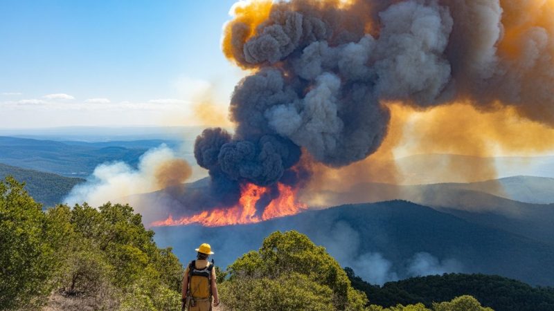 Blue Innovation Sent Drones Into a Night Fire on Mount Ogi — And It Worked