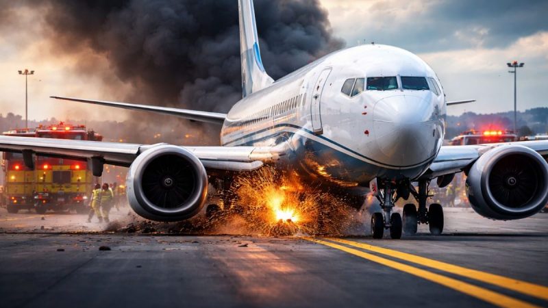Boeing 737 MAX Flight 1461 Lands at Newark After Tire Explodes Mid-Journey