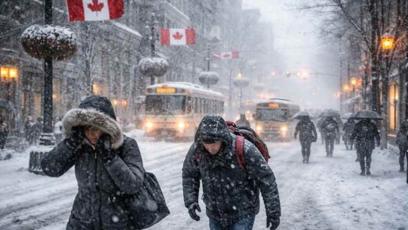 Canada’s First Day of Spring Arrives With Snow, Ice and Travel Chaos