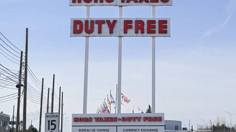 Canadian Cross-Border Travel Fell 22% and Duty-Free Stores Are Paying for It