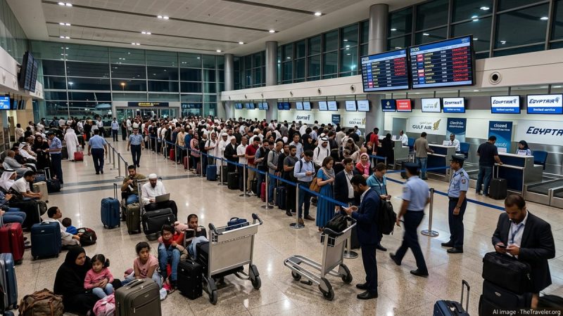 Hundreds Stranded as Flight Cancellations Hit Saudi Arabia’s Busiest Airports