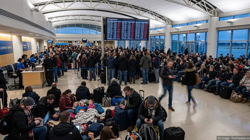 Milwaukee Airport Passengers Left Waiting as 78 Flights Hit Delays