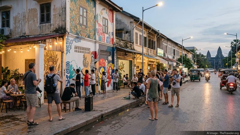 Siem Reap Street Art Event That Chinese Tourists Are Traveling For