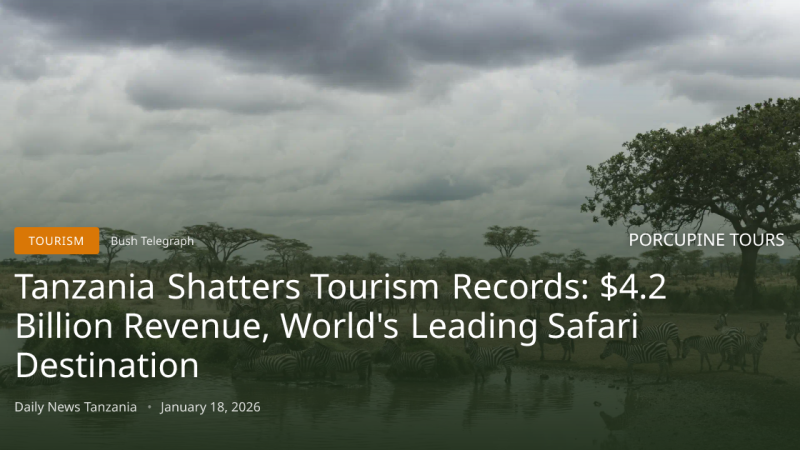 Tanzania Now Stands Among Africa’s Most Visited Nations in 2026