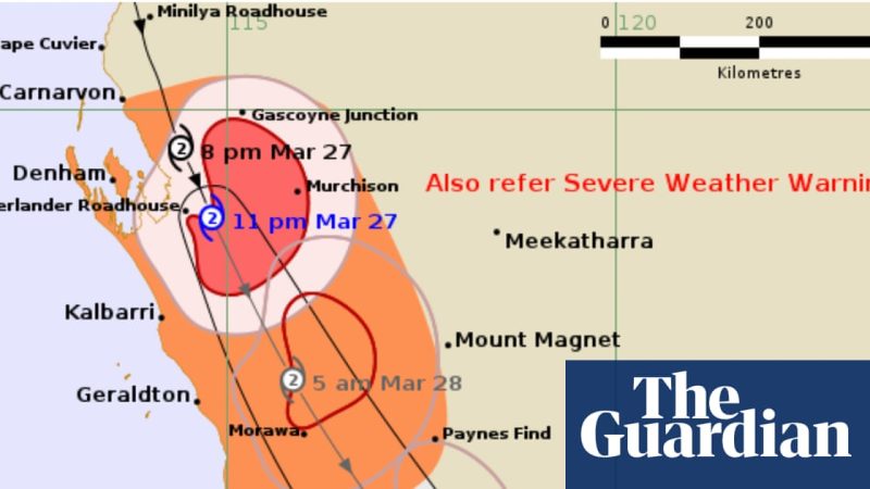 Tropical Cyclone Narelle Is Pushing Toward Perth and Few Saw It Coming